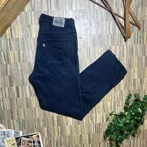 Vintage 90s Silver Tab Levi's Jeans Mens 36x36 Navy Blue Classic USA Made Pants